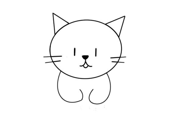 卡通猫咪简笔画图片
