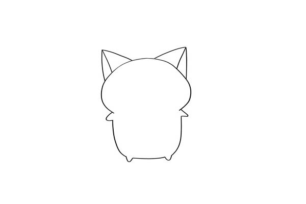 可爱的小猫咪怎么画又好看又简单 卡通猫咪简笔画步骤图解