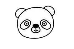 熊猫简笔画图片
