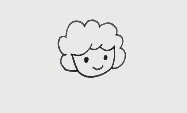 妈妈简笔画简单又漂亮彩色