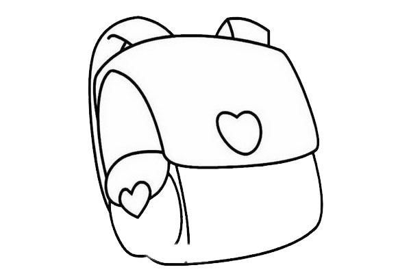 书包简笔画-书包简笔画怎么画简单又好画