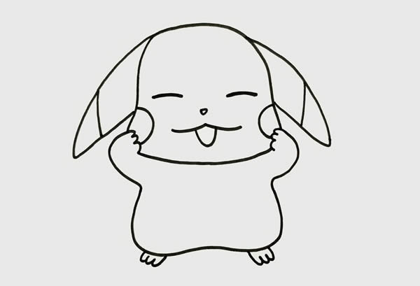 可爱精灵宝可梦简笔画怎么画
