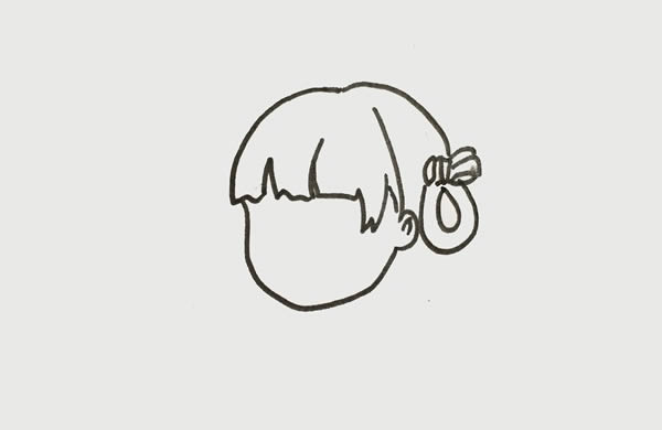 古代女子简笔画步骤图解 全身,简单又好看