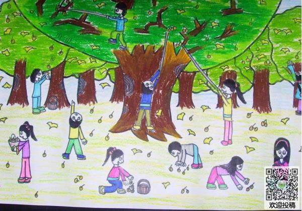 劳动节儿童画 劳动我最大