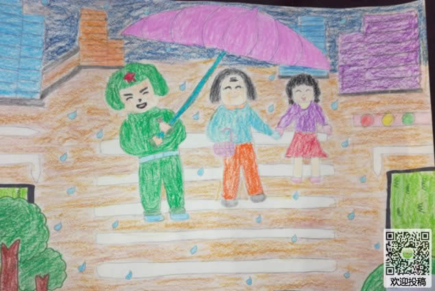 学雷锋精神儿童画图片