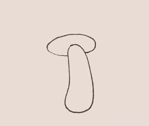 蘑菇简笔画