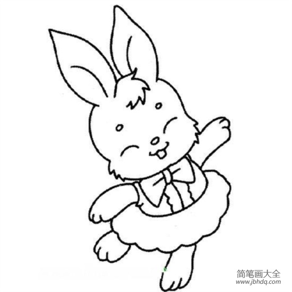 动物简笔画小兔 小兔图片简笔画