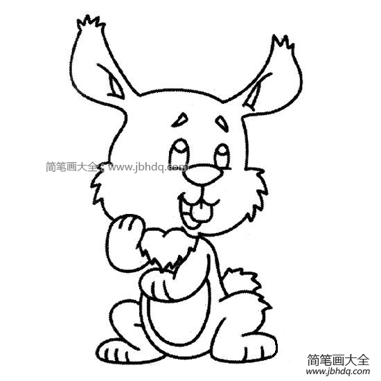 奔跑中的兔子