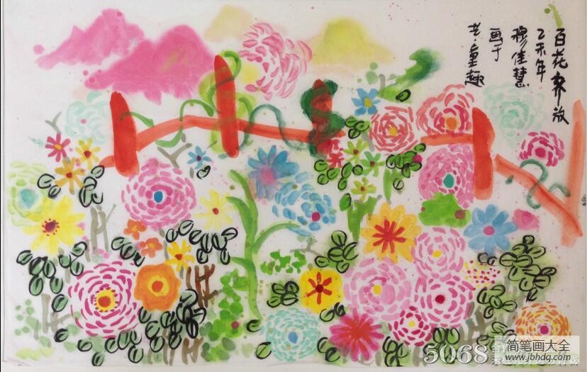 百花齐放,现代写意花鸟画