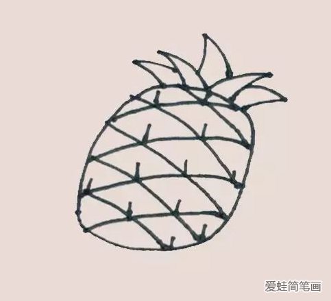 菠萝简笔画