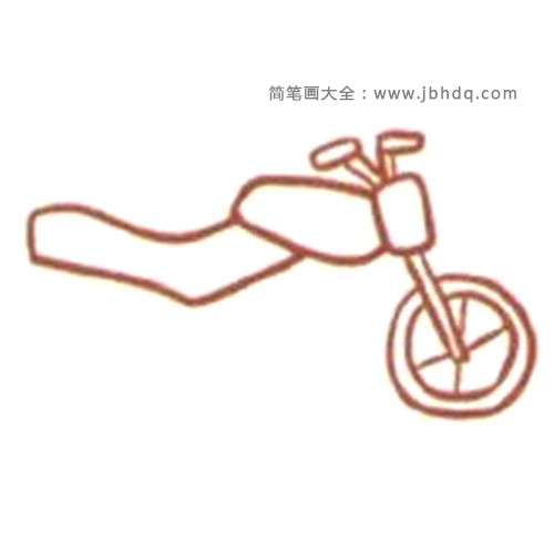 3.然后画车前轮。