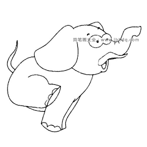 3.最后再画出身体的动态。