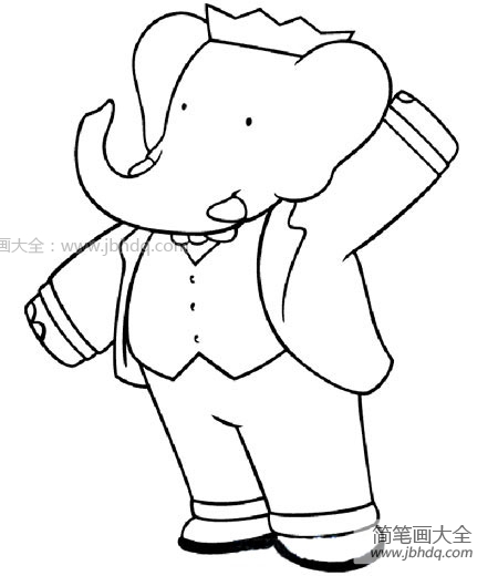 大象先生简笔画