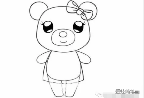 可爱的小熊姑娘