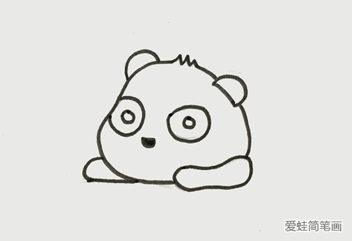 熊猫怎么画简单又可爱