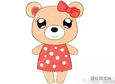 可爱的小熊姑娘