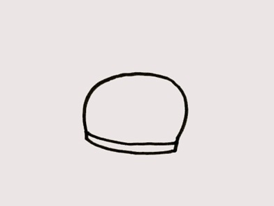 小乌龟简笔画