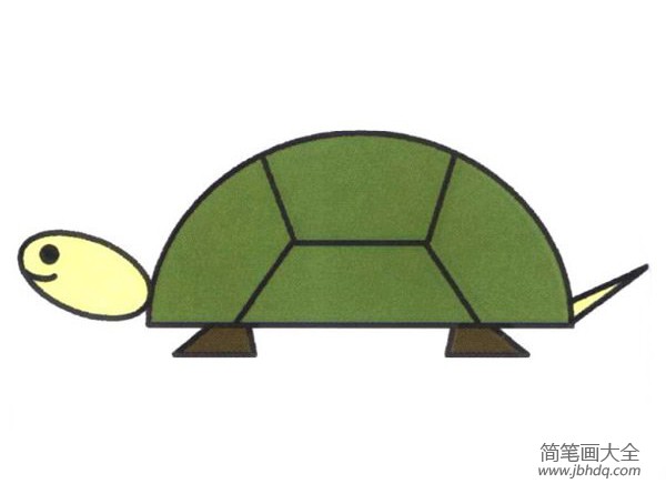 卡通乌龟的画法图片教程