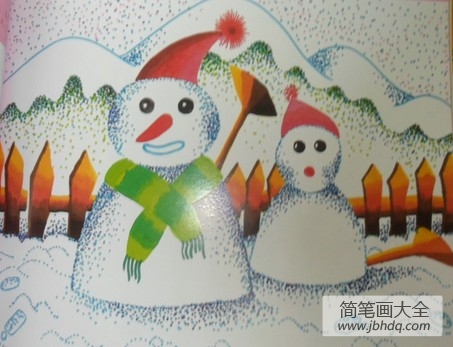 两个大雪人