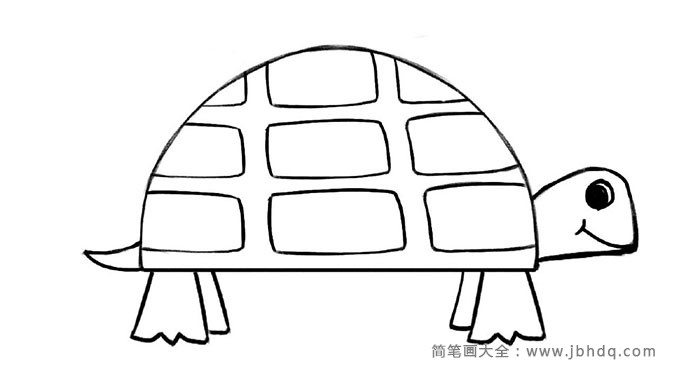 7.龟壳上画上龟裂纹