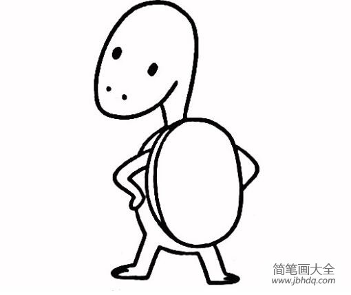可爱乌龟简笔画图片