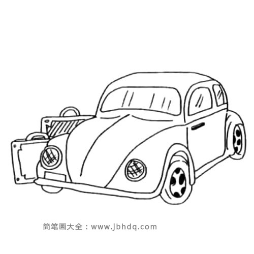 闪亮的小轿车