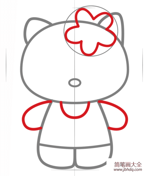 Hello Kitty简笔画教程