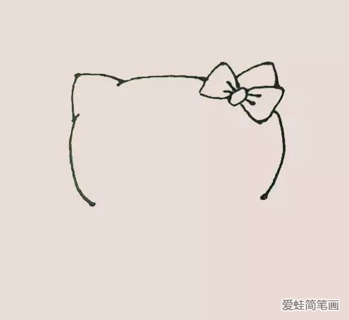 Hello kitty简笔画