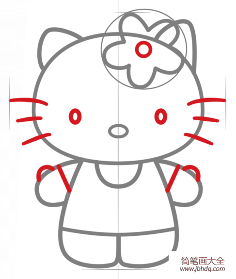 Hello Kitty简笔画教程