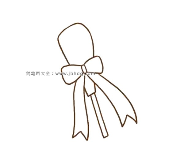 2.画出花儿大体形状