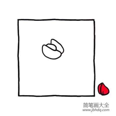 四步画出可爱简笔画 玫瑰玫瑰我爱你