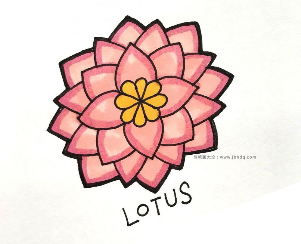 花朵手帐简笔画素材4