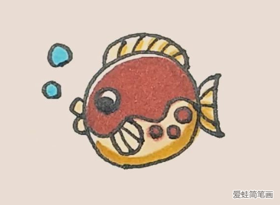 简笔画之河豚