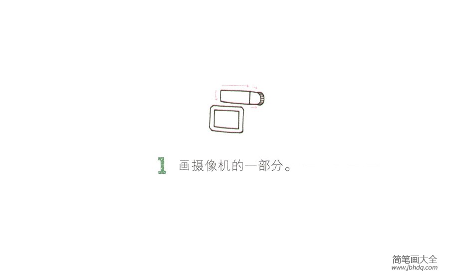 摄像师简笔画