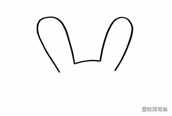 卡通小兔子简笔画