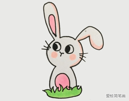 小白兔怎么画简单好看