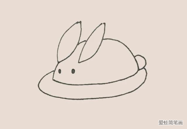 简笔画雪兔