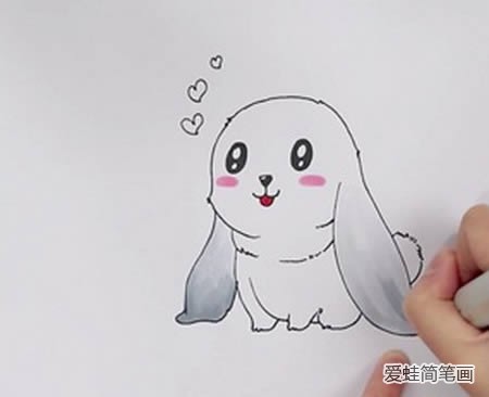 垂耳兔怎么画简笔画
