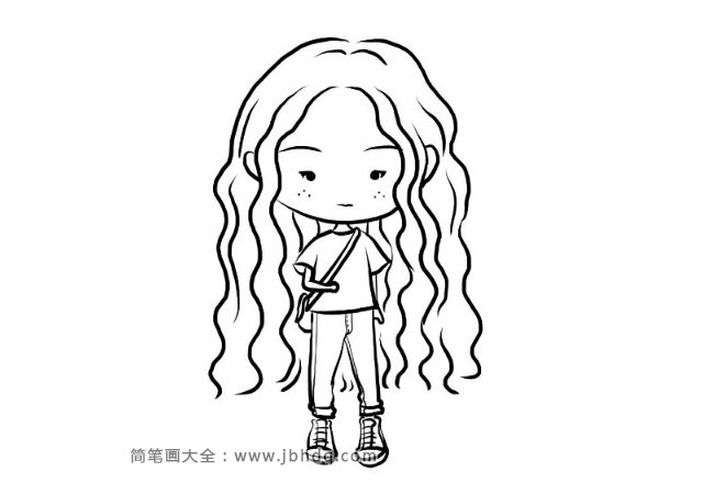 长头发的小女孩图片1