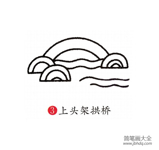 小桥流水风景怎么画