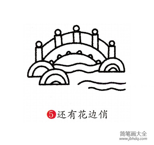 小桥流水风景怎么画