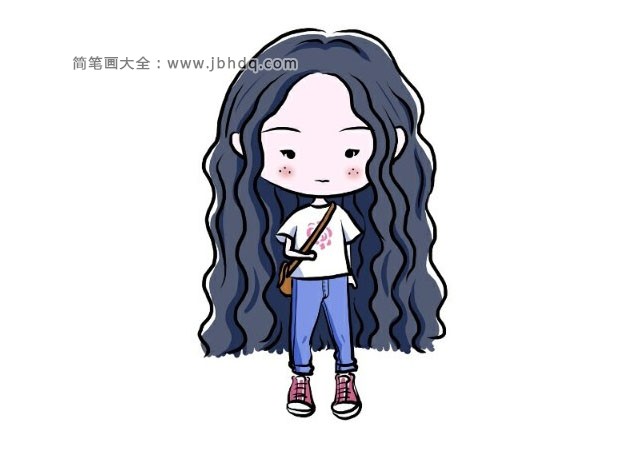 长头发的小女孩图片2