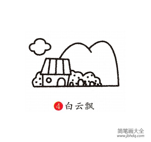 彩虹风景怎么画