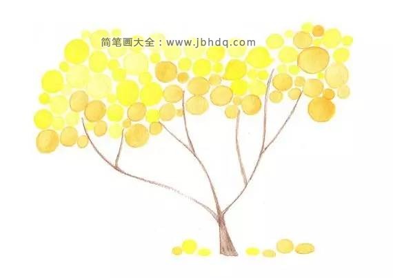 小清新的大树插画设计11