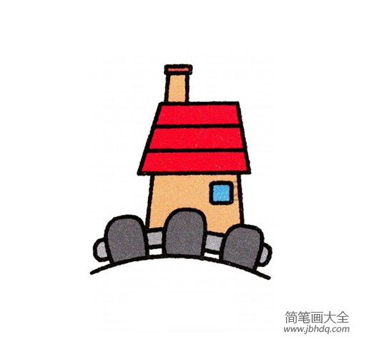 简单的篱笆院的画法