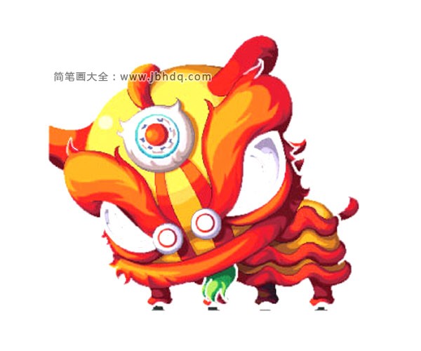 中国风舞龙插画图片2