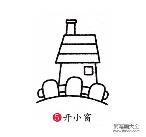 简单的篱笆院的画法