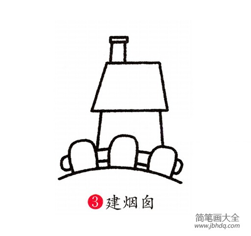 简单的篱笆院的画法