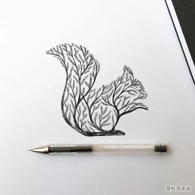 创意手绘动物插画欣赏4