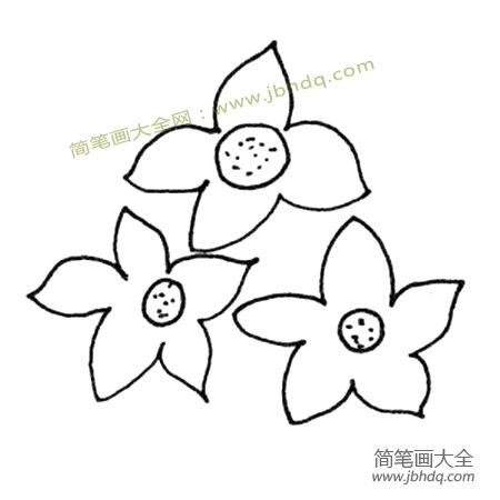幼儿花朵简笔画图片大全